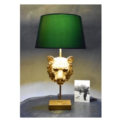 Lampa de masa cu un cap de tigru