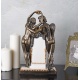 Ceas Art Nouveau cu doua statuete