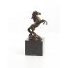 Cal - statueta din bronz pe soclu din marmura