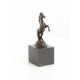 Cal - statueta din bronz pe soclu din marmura