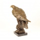 Vultur mare - statueta din bronz pe soclu din marmura