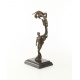 Cuplu  - statueta din bronz pe soclu din marmura