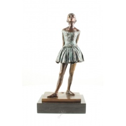 Dansatoare - statueta din bronz pe soclu din marmura