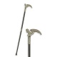 Baston din metal cu maner din aluminiu