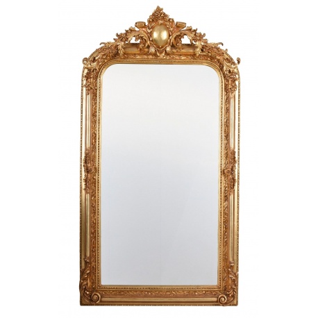 Oglinda baroc din cristal cu rama deosebita cu decoratiuni