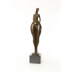 Nud mare - statueta din bronz pe soclu din marmura
