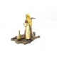 Vanator arab - statueta din bronz pictat