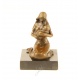 Femeie cu pruncul - statueta din bronz pe soclu din marmura