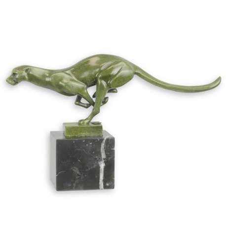 Cangur - statueta din bronz pe soclu din marmura