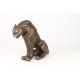 Jaguar stilizat  - statueta moderna din bronz