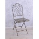 Scaun din fier forjat antik grey