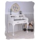 Secretaire din lemn masiv alb