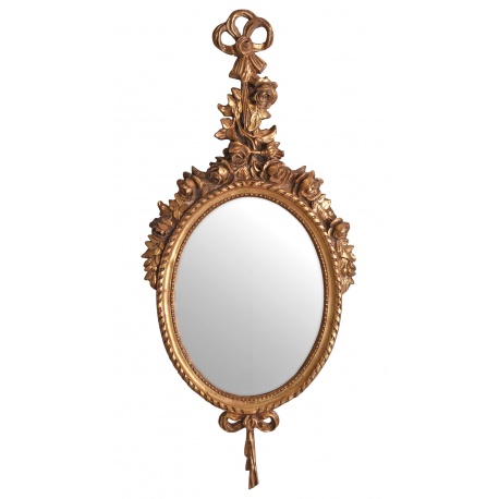 Oglinda aurie cu decoratiuni deosebite cu flori