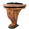 Consola Art Deco din lemn masiv furniruit cu artar