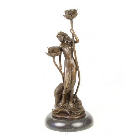 Sfesnic Art Nouveau cu o femeie