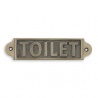 Decoratiune metalica toaleta