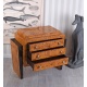 Comoda Art Deco din lemn masiv furniruit cu artar
