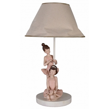 Lampa din rasini cu doua balerine