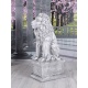 Statueta pentru gradina din rasini speciale cu un leu