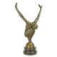 Inotator - statueta mare  din bronz pe soclu din marmura