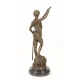 David- statueta din bronz pe soclu din marmura