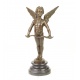 Ingeras - statueta din bronz pe soclu din marmura