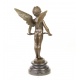 Ingeras - statueta din bronz pe soclu din marmura