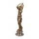 Hebe cu urna- statueta din bronz pe soclu din marmura