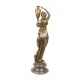 Hebe cu urna- statueta din bronz pe soclu din marmura