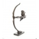 Razboinic Mohawk cu arcul-satatueta moderna din bronz
