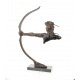 Razboinic Mohawk cu arcul-satatueta moderna din bronz