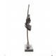 Razboinic Mohawk cu arcul-satatueta moderna din bronz