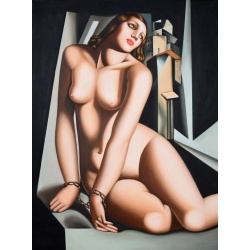 Adromeda - pictura Art Deco ulei pe panza