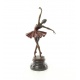 Balerina - statueta din bronz pe un soclu din marmura