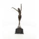 Dansatoare egipteana- statueta Art Deco din bronz
