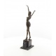 Dansatoare egipteana- statueta Art Deco din bronz