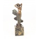 Dansatoare -statueta din bronz pe un soclu din marmura