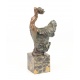 Dansatoare -statueta din bronz pe un soclu din marmura