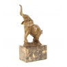 Elefant- statueta din bronz pe un soclu din marmura