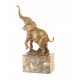Elefant- statueta din bronz pe un soclu din marmura