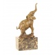 Elefant- statueta din bronz pe un soclu din marmura