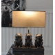 Lampa de masa cu trei broaste