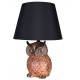 Lampa de masa cu o bufnita