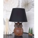 Lampa de masa cu o bufnita