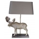 Lampa de masa cu un cerb lopatar