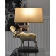 Lampa de masa cu un cerb lopatar