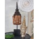 Bustul lui Buddha auriu din rasini
