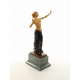 Seminud- statueta Art Deco din bronz