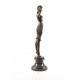 Dansatoare cu esarfa - statueta Art Deco din bronz
