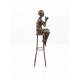 Micuta rosie- statueta Art Deco din bronz